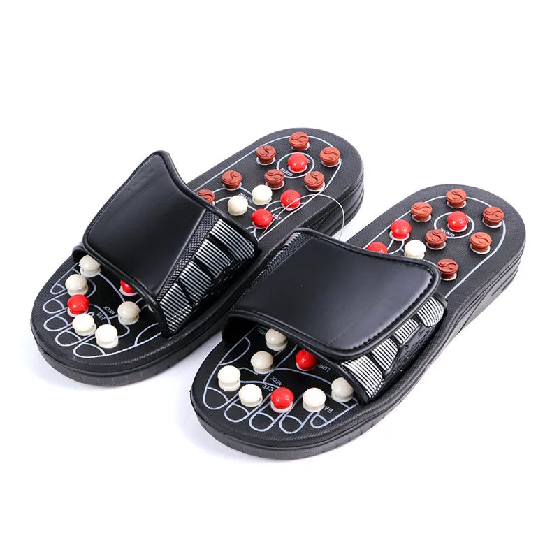 Foot Massage Slippers Acupuncture Therapy Massager Shoes For Foot Acupoint Activating Reflexology Feet Care Massageador Sandal