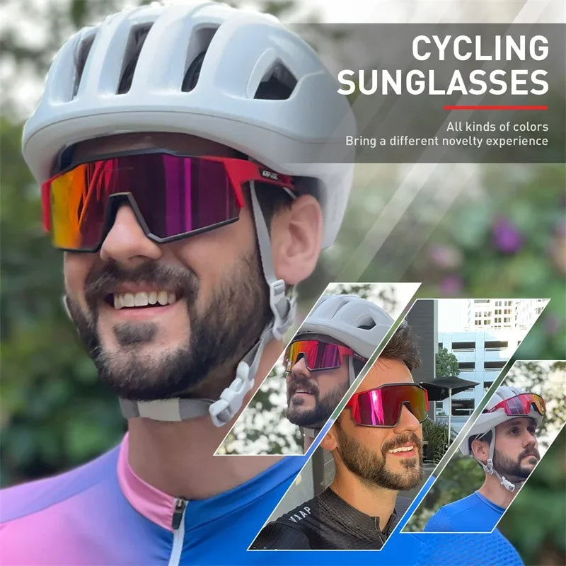 Polarized Cycling Glasses Outdoor Fishing Sunglasses Men MTB Cycling Sunglasses Women Road Bike Glasses UV400 Bicycle Glasses