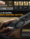 For iPhone 16 Case with Camera Control Capture Button UB Grip Heavy Duty Rugged Magnetic MagSafe Phone Case with Stand