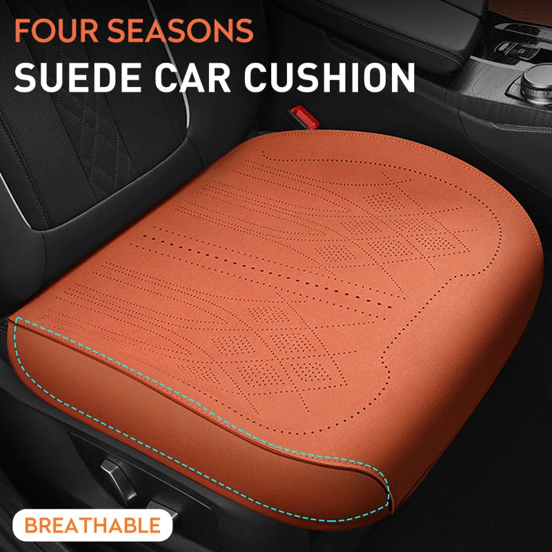 Universal Flip Fur Car Seat Cover Sweatproof Breathable Car Seat Cushion Thin Anti-slip Auto Seat Mat Pad Car Interior Accessory