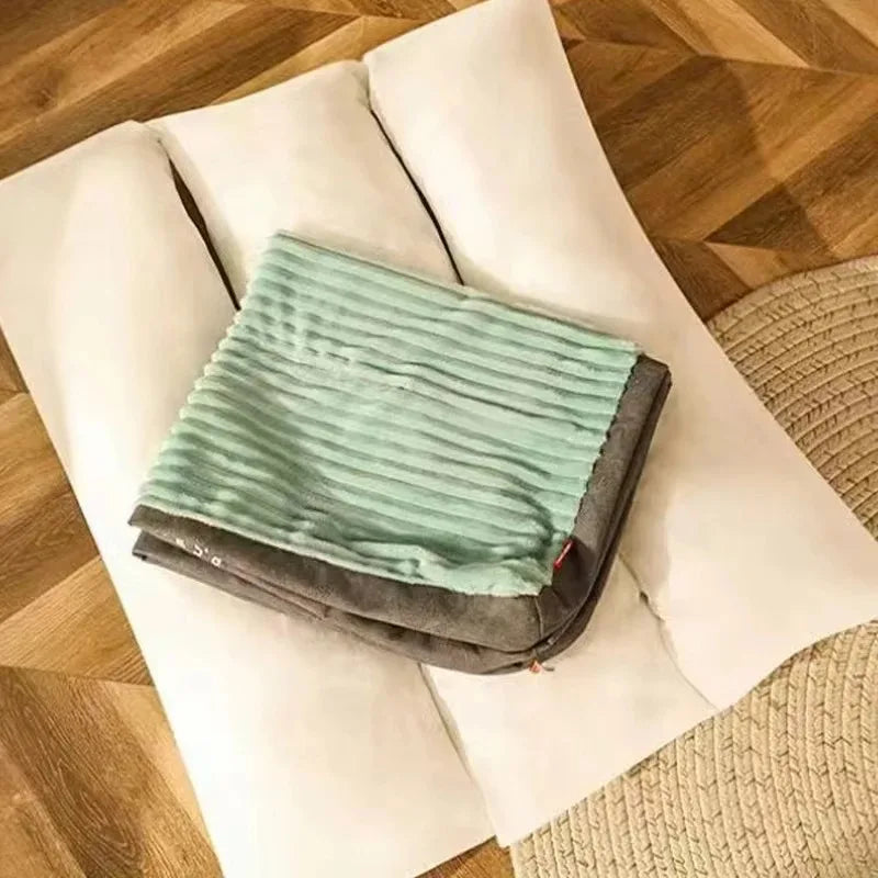 Corduroy Winter Pet Bed Sofa for Dogs and Cats