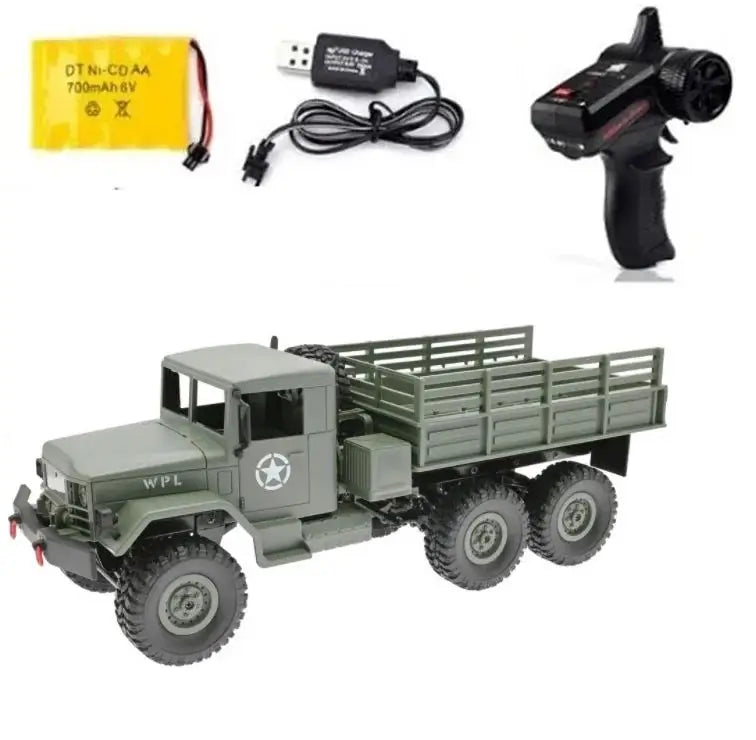 1 to 16 Scale 6WD Remote Control Off Road Military Truck