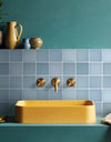 3D Tile Stickers, Self-adhesive Green Tile Backsplash for Kitchen Bathroom, Waterproof, Matt, 30 x 30cm, Interior Wall Decor