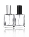 10pcs 15ML Wholesale Portable Travel Flat Square Transparent Atomizer Fine Mist Spray Perfume Empty Glass Refillable Bottles