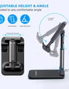 Foldable Mobile Phone Holder Stand Tablet Desk Mount Table Flexible Adjustable Desktop Live Lazy Bracket Support For All Phones