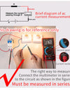 1999 Counts Digital Multimeter Electric Professional Automatic AC/DC Voltage Tester Current Ohm Ammeter Detector Tools