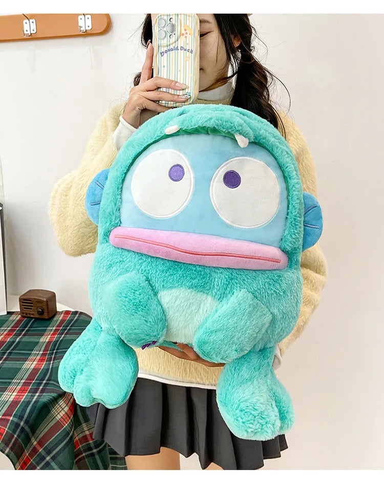 Cute Blue Character Plush Stuffed Doll Toy