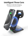 3 In 1 Wireless Charger Pad Stand Mobile Phone Chargers Fast Charging Dock Station For iPhone 14 13 Apple Watch IWatch AirPods