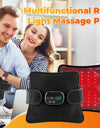 Multifunctional Red Light Massage Pad with Digital Display Controller LED Red Light Therapy Vibration Massage Relax Body