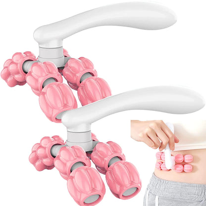 Y-shaped 8-bead massager Hand Held Massager Massager Roller for Hand Muscle Back Neck Foot Shoulder Leg Pain Relief Massage Tool