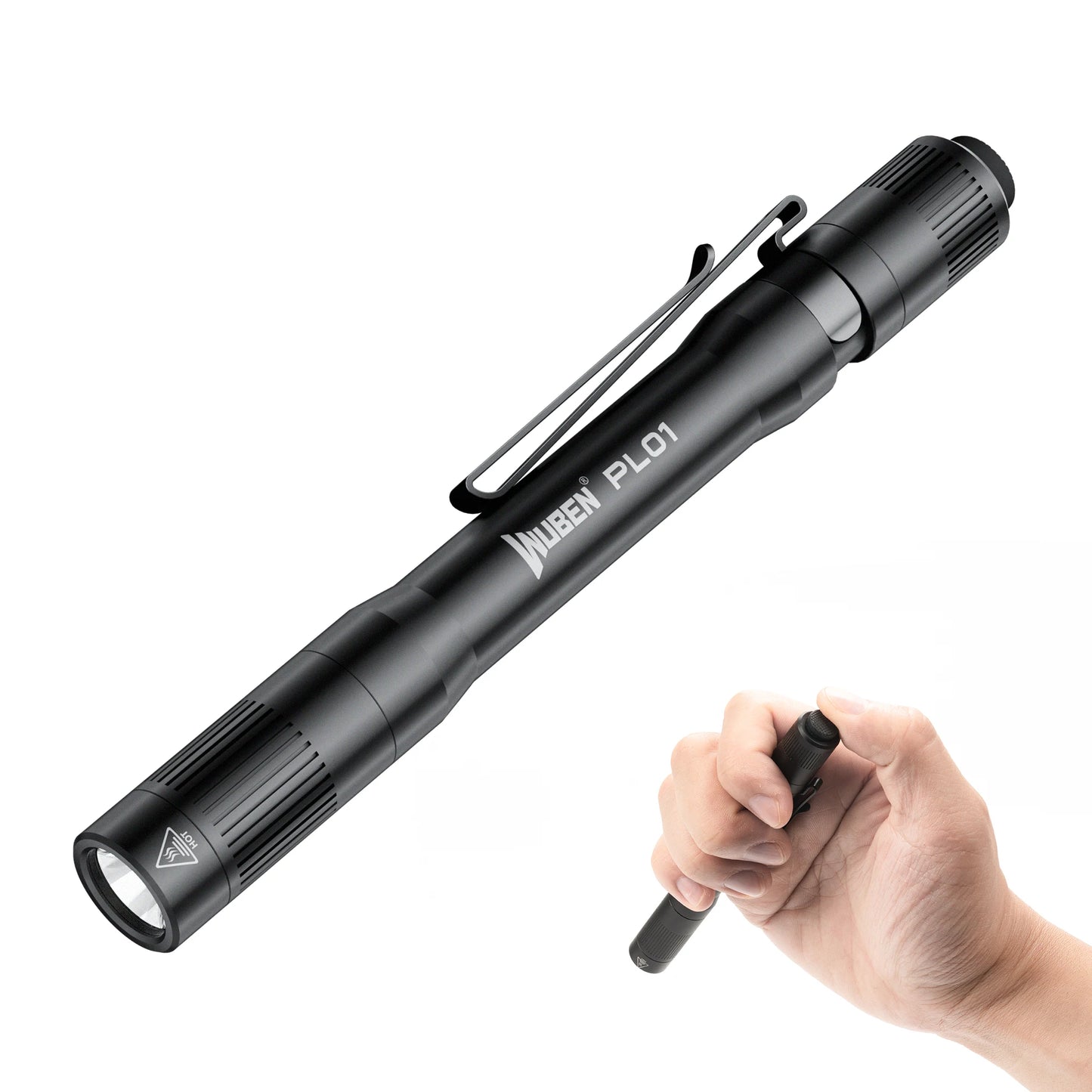 650 Lumen Rechargeable LED Pen Flashlight With USB C Charging