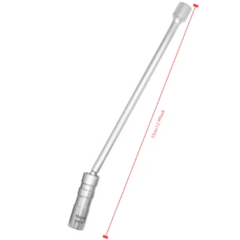 14mm 16mm Spark Plug Removal Tool Wrench  Sleeve 3/8-Inch 12-Point Swivel Candle Key 16mm Pull Out Spark Plugs
