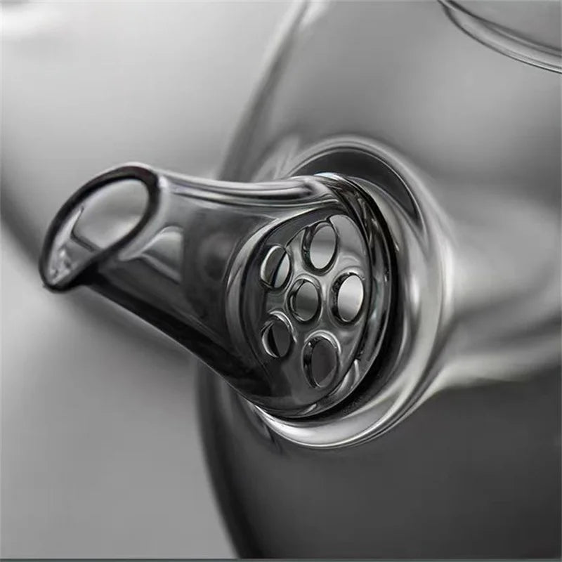 200ml Small Glass Teapot Tea Utensils Green Tea Flower Tea Maker  Home Heat-resistant Kungfu Tea Set Small Tea Pot Teaware