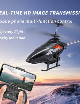 4DRC M6 Remote Control RC Helicopter with 4K Camer Altitude Hold Drone 2.4GHZ 4CH Aircraft for Adults Birthday Gifts Toys