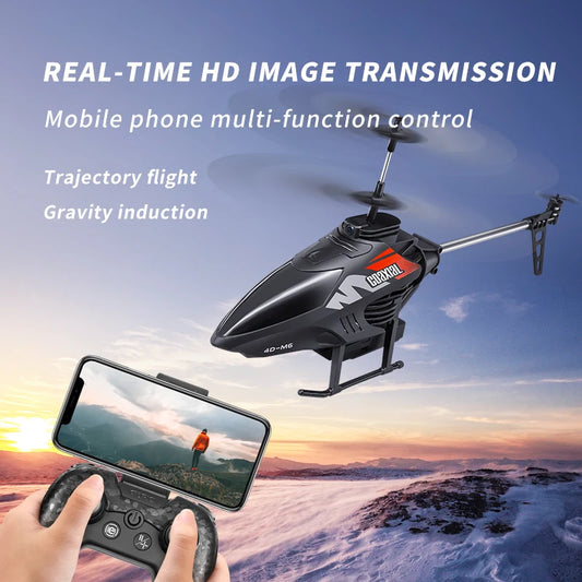 4DRC M6 Remote Control RC Helicopter with 4K Camer Altitude Hold Drone 2.4GHZ 4CH Aircraft for Adults Birthday Gifts Toys