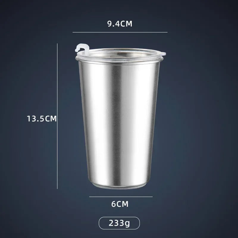 Stainless Steel Quick Cooling Mug Portable Freeze Cup with Lid Fast Chill for Beer Juice Cold Drinks Large Capacity Home Car Use