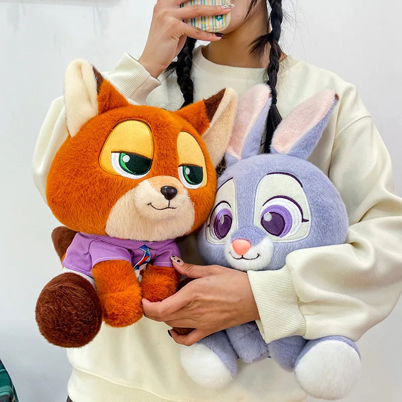 Zootopia Judy Nick Plush Toy Soft Stuffed Doll 35cm