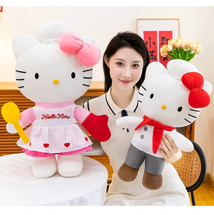 Cute Cat Character Plush Stuffed Doll Pillow Toy
