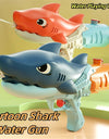 Dinosaurs, ducks, sharks, twin sprinklers, water gun toys, water fights, family gatherings, party games, water pools, beach toys