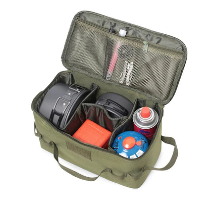 Camping Portable Storage Bag Gas Tank Large Capacity Ground Nail Tool Bag Gas Canister Picnic Cookware Utensils Kit Bag