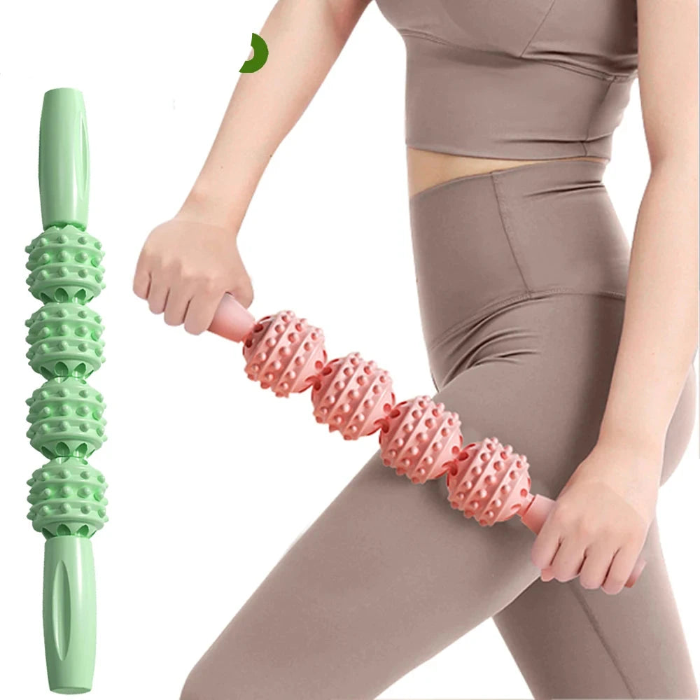 Massage Stick Roller for Muscle,Back,Legs,Deep Tissue Body Fascia Massager for Hamstring,Calf,Neck Pain,Trigger Point