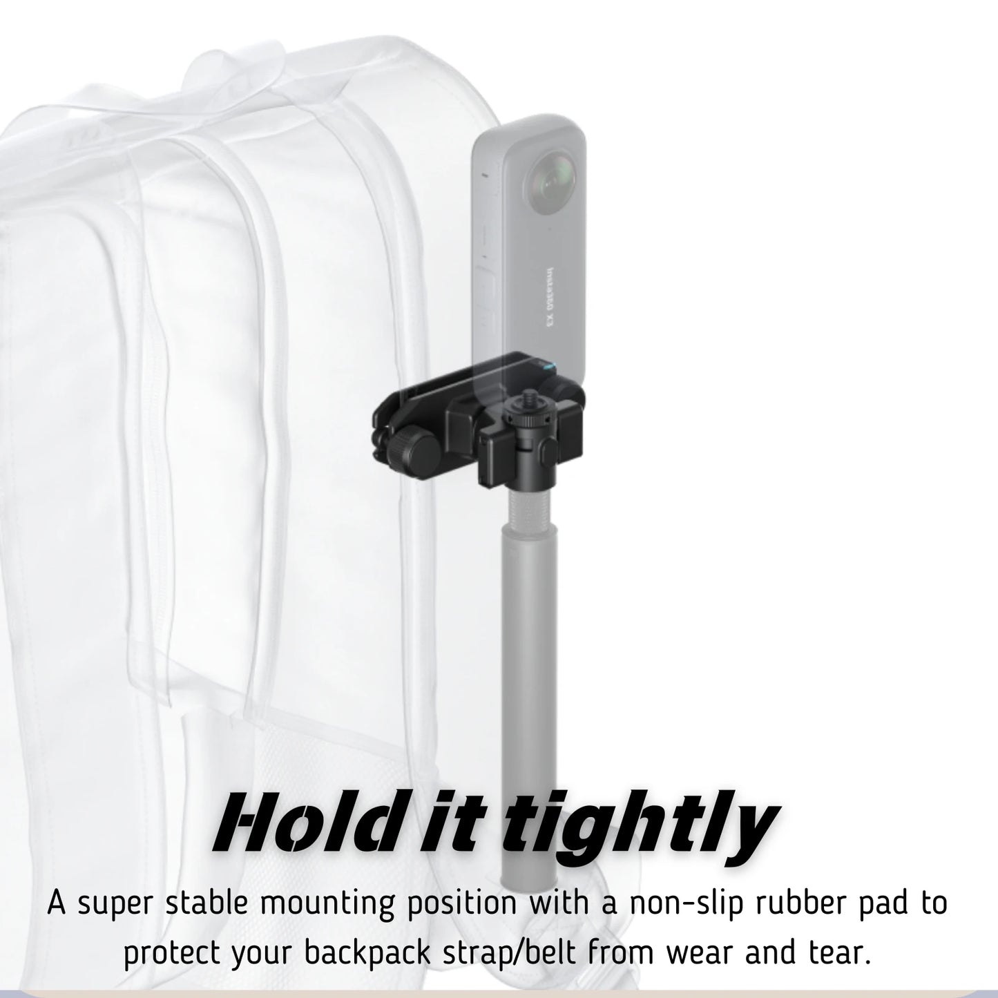 Magnetic Selfie Stick Holster Quick Release Holder for Insta360 Cameras