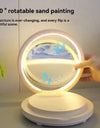 three in one folding sand painting bedside table lamp multifunctional wireles charging Bluetooth sound system music