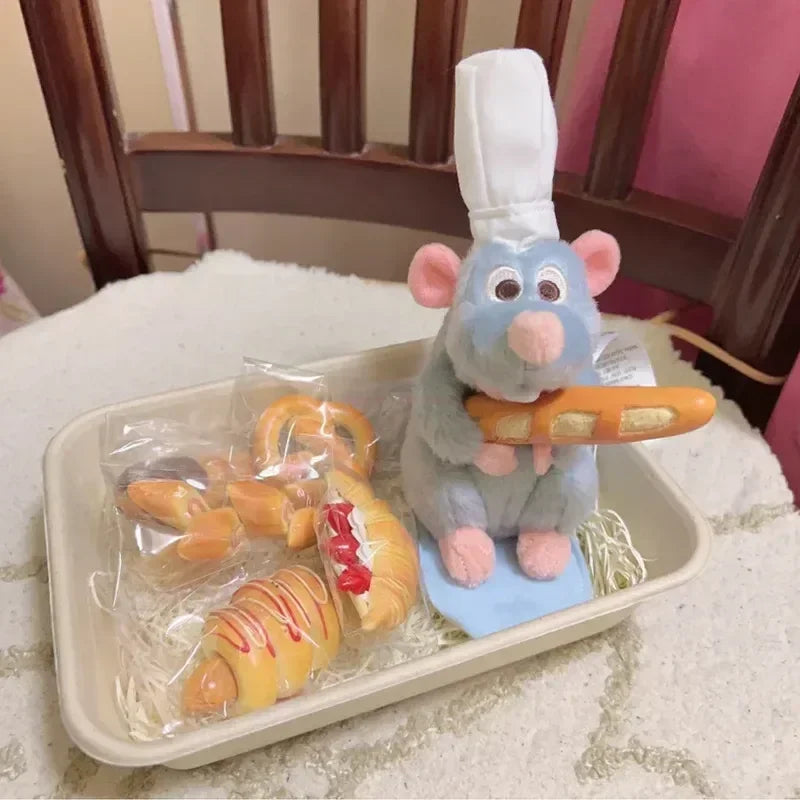 16cm Store Ratatouille Chef Remy Magnetic Shoulder Plush Toy Gifts Kawaii Plush Stuff Toys For Friends Birthday Gift