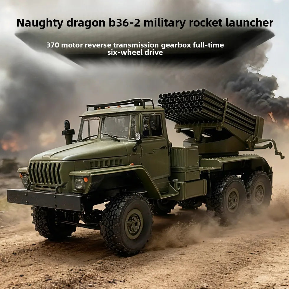 1 to 16 Scale 6WD Remote Control Military Rocket Launcher Truck