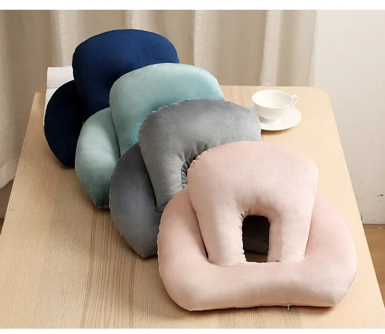 Officer Ice Silk Nap Pillow Pillow Style Summer Student Face down Sleep Pillow Office Nap Aid Soft Comfortable Home Goods