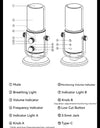 Condenser Microphone Cardioid Pattern Microphone Real-Time Monitoring for Smartphone Laptop Computer  40Hz-20KHz