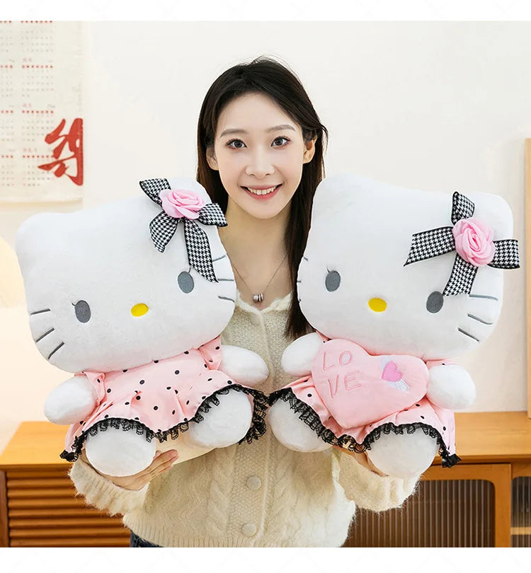 Cute Cat Character Plush Stuffed Doll Toy