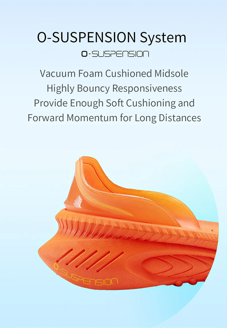 Cushioning Running Shoes For Men Suitable Heavy Runners Lace Up Sports Women Non-slip Outdoor Athletic Male Sneakers