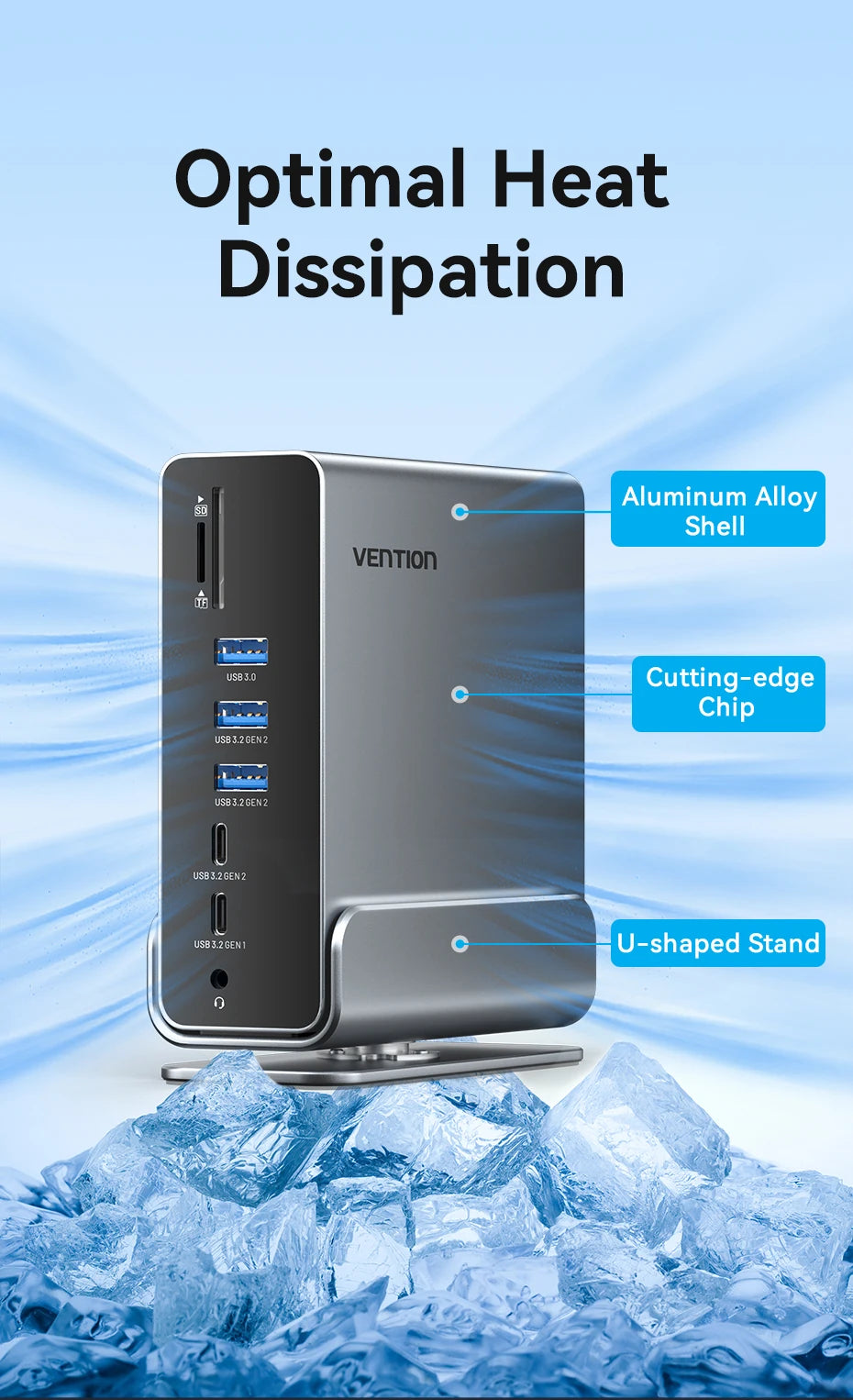 15 in 1 Gen2 USB C HUB Dual 4K@60Hz HDMI-compatible DP USB 3.0 with Power Adapter Docking Station for MacBook Pro M1 M2