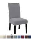 1PC Stretch Dining Chair Covers Polar Fleece Chairs Cover Seat Slipcovers Universal Dust Protector Cover for Hotel Party Banquet