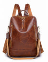 Multifunctional Large Capacity Backpacks High Quality Leather Luxury Designer Brand Women's Backpack