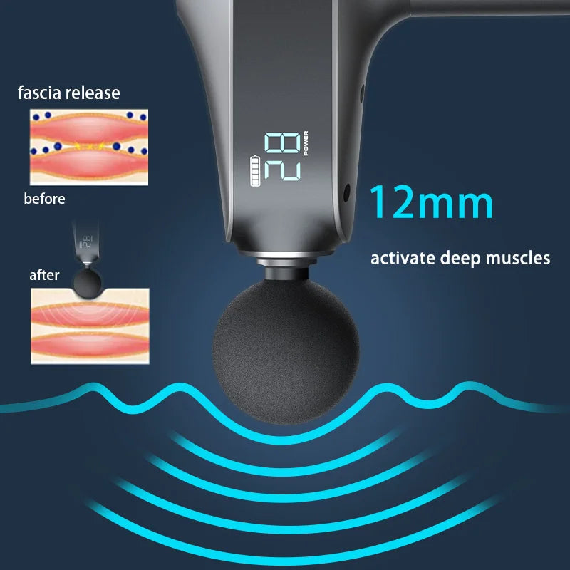 Massage Products Brushless Motor Strong Deep Tissue Percussion Muscle Massager Body Professional Massage