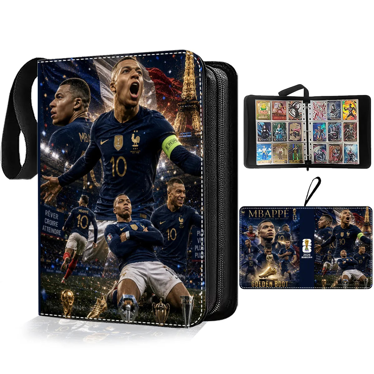 2026 Soccer Trading Card Album Football Card Collection Binder