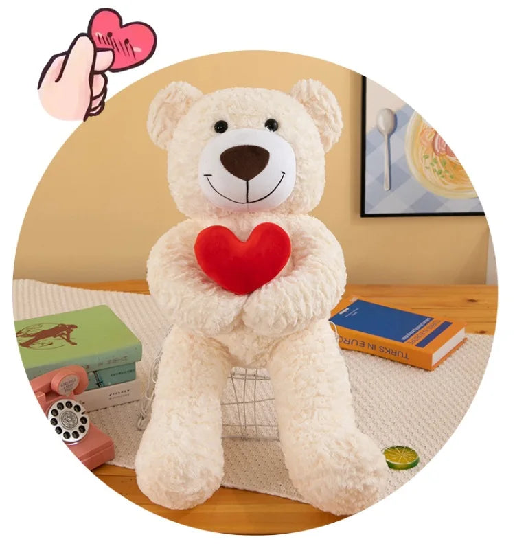 90cm High Quality Teddy Bear Care Bear Kawaii Plush Doll Soft Stuffed Animal Plush Toy Pillow Kids Girls Valentine Birthday Gift