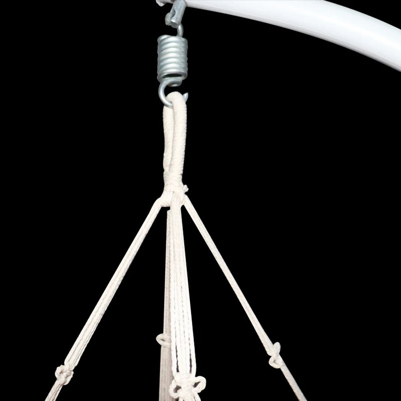 Nordic Style  Indoor and Outdoor Cotton Rope Hammock Hanging Chair Swing  Cradle  Bed Rocking Chair