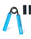 Metal Hand Gripper 50LB-350LB Strengthener Finger Exerciser Grip Strength Muscle Arms Trainer Recovery Wrist Gym Equipment
