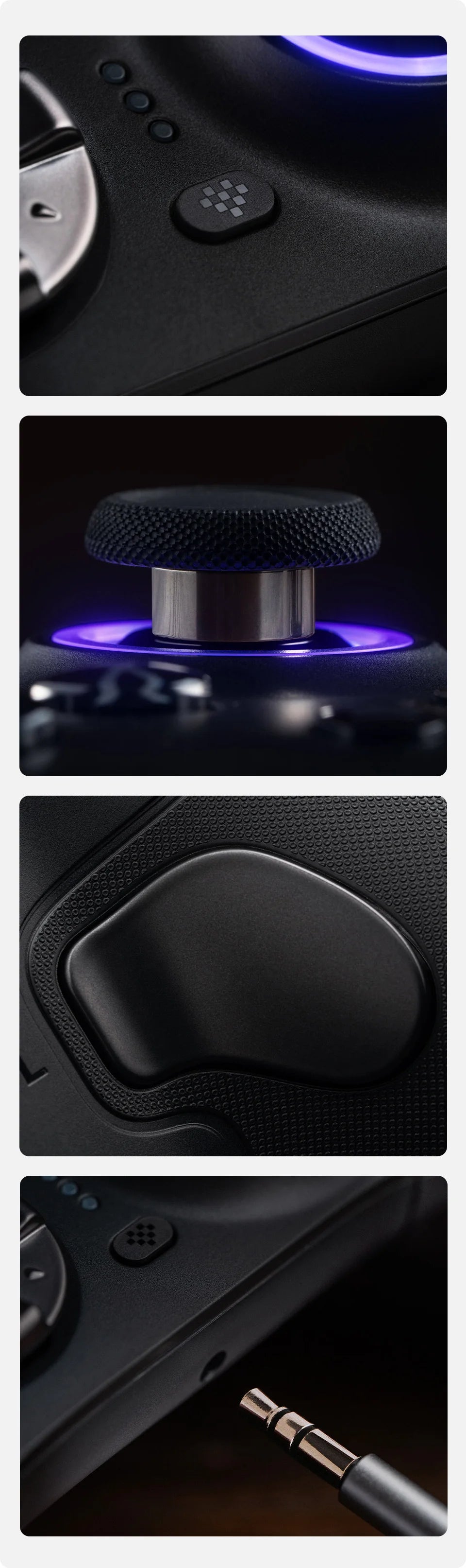 Wireless Gaming Controller with Swappable Parts and TMR Joysticks for Xbox and PC