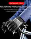 Autumn Winter Outdoor Cycling Durable Velvet Cold Resistant Warm Gloves Touchscreen Waterproof Windproof Anti-slip Gloves