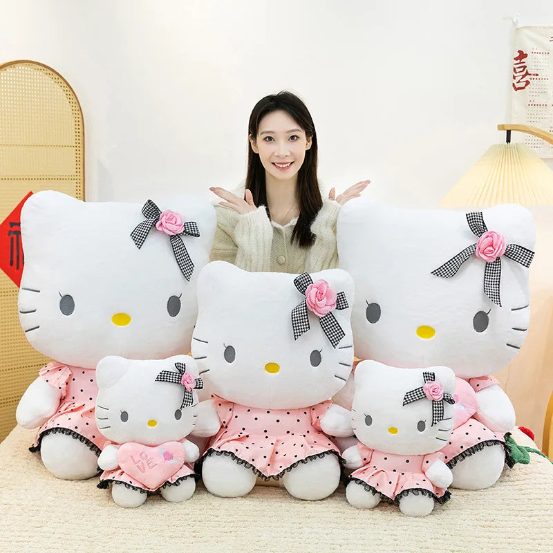 Cute Cat Character Plush Stuffed Doll Toy