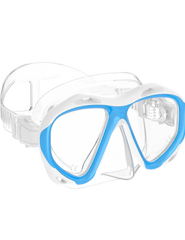 Adult silicone diving glasses professional snorkeling HD swimming tempered glass large frame mask