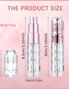 5ml Mini Perfume Bottle Portable Refillable Spray Bottle Bottom Filling Vials Empty Travel Cosmetic Containers Parfum Atomizer