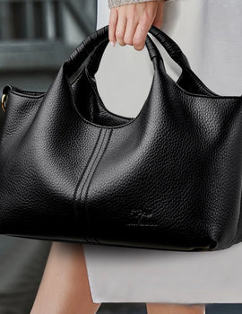 Leather Shoulder Bags For Women Ladies Luxury Handbag Crossbody Bag Zipper Messenger Solid Color Saddle Bag