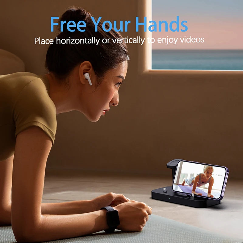 4-in-1 desktop wireless charger