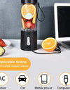 530ML Powerful Portable Blender for Smoothies Shakes USB Rechargeable Food Processor Fruit Mixer Machine Mini Juicer Blender Cup
