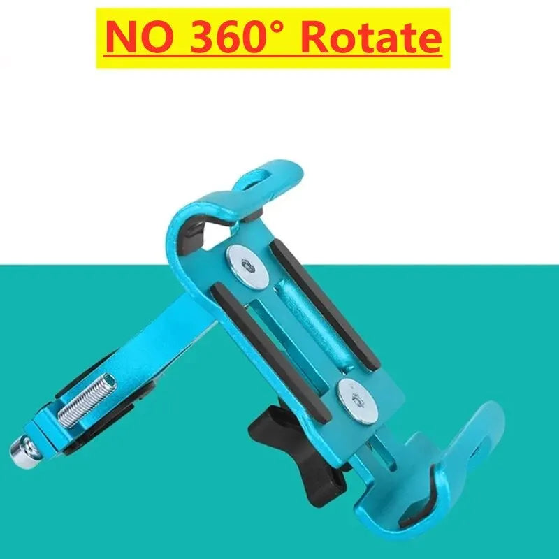 Metal Motorcycle Phone Holder Aluminum Alloy Anti-slip Bracket Clip Universal Bicycle Stand Support for All Smartphones